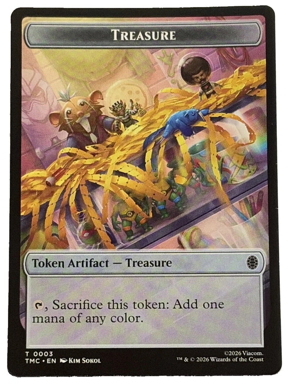 Treasure Ninja Double-Sided Token Commander: Teenage Mutant Ninja Turtles...